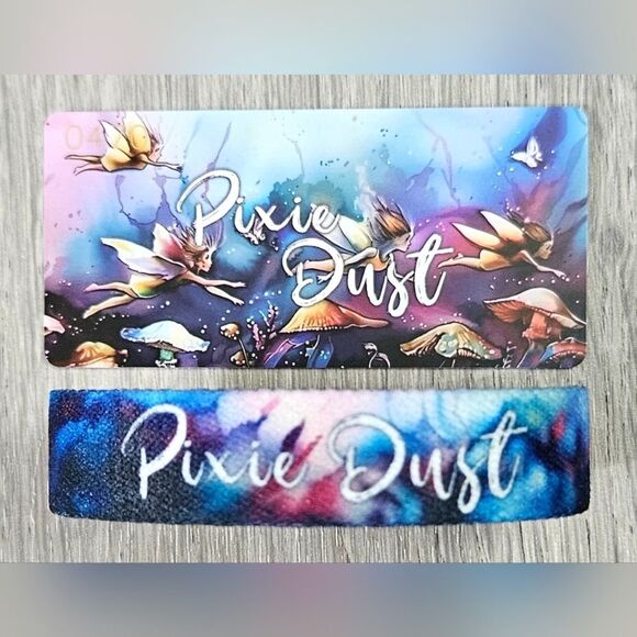 ZOX "PIXIE DUST" #470 Fantasy Fables Fairy GOLDIE Unredeemed New MED Wristband - Picture 2 of 3